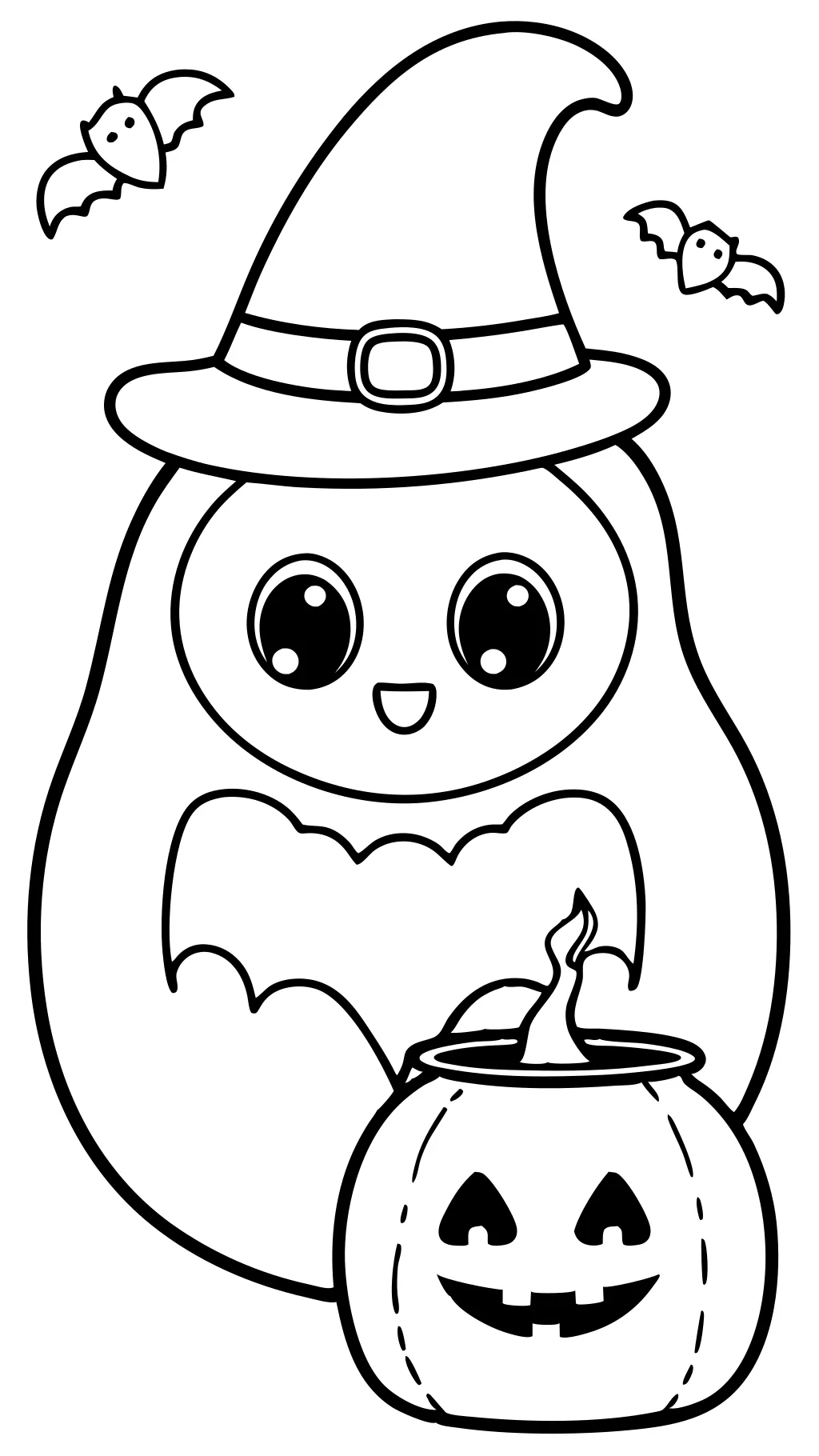 spooky cutie coloring pages